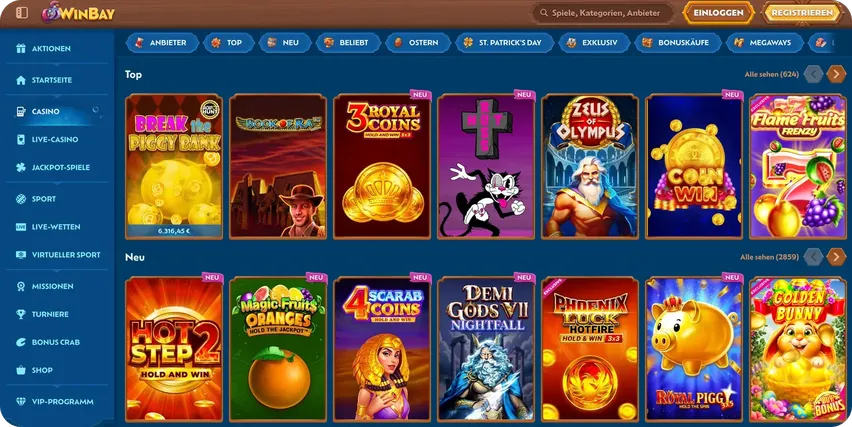 Casino und Sportwetten